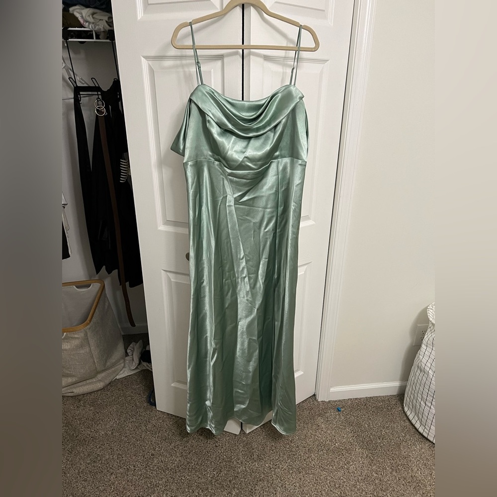 Body Grey Sage Mia Convertible bridesmaid dress